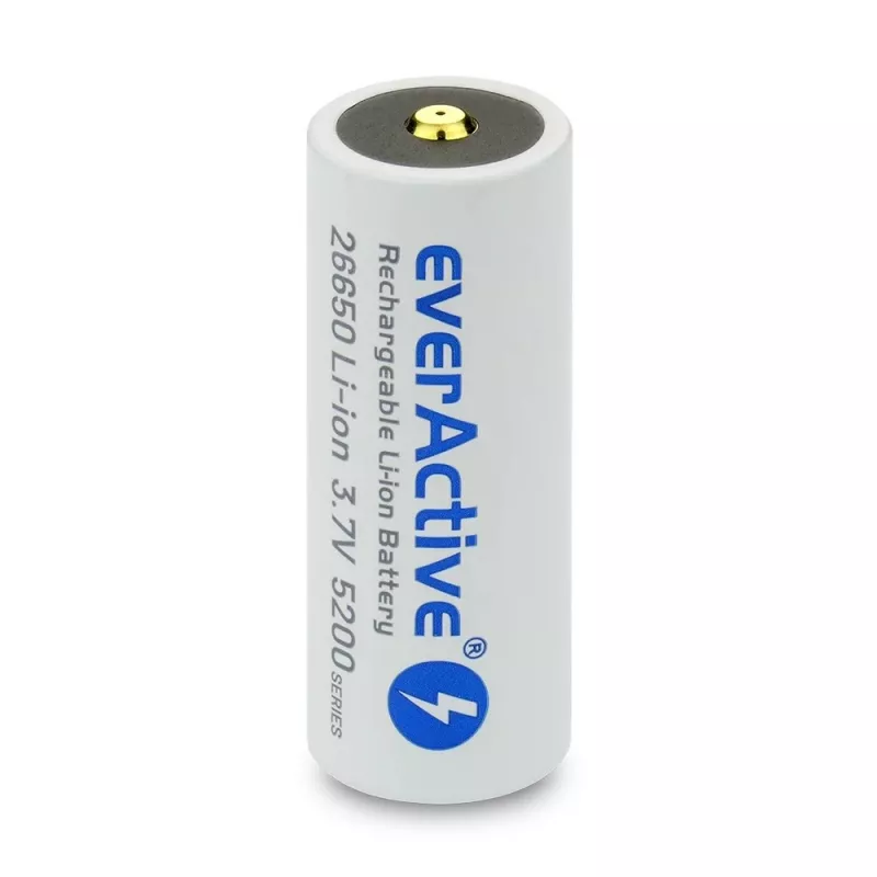 Batería recargable everActive EV26650-52M 3,7V 5200mAh con función de carga micro-USB