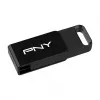 PNY Elite, 64 GB, USB Type-C, 3.2 Gen 1 (3.1 Gen 1), 120 MB/s, Dia, Negro