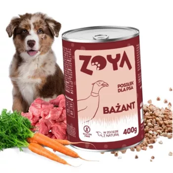 ZOYA faisán – alimento húmedo para perros lata 400g