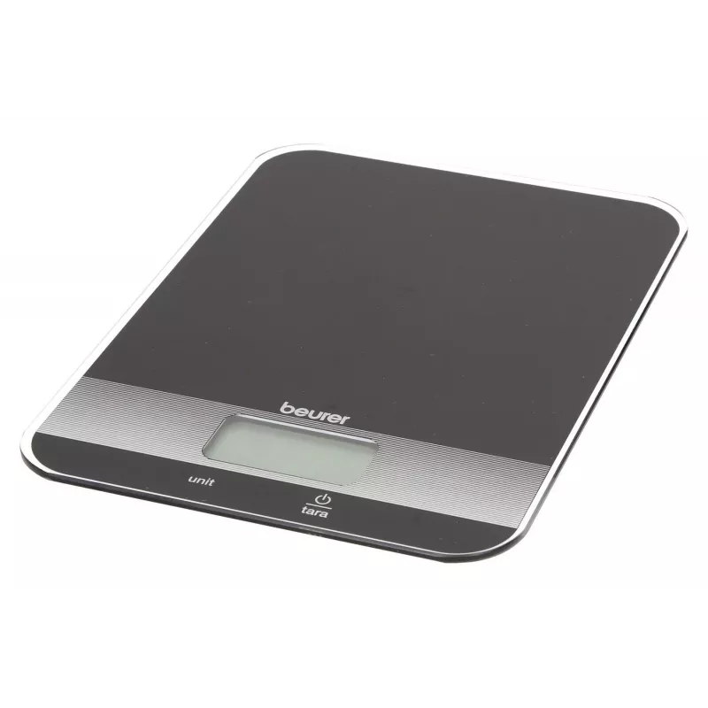 Beurer 70404 báscula de cocina digital negra portátil 5 kg 200x145x17 mm