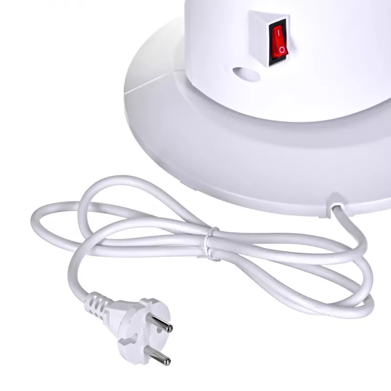 Calefactor cerámico eléctrico NOVEEN PTC3000, 2000 W (1200 W mín.), indicador LED, temporizador, mando a distancia, oscilación, blanco