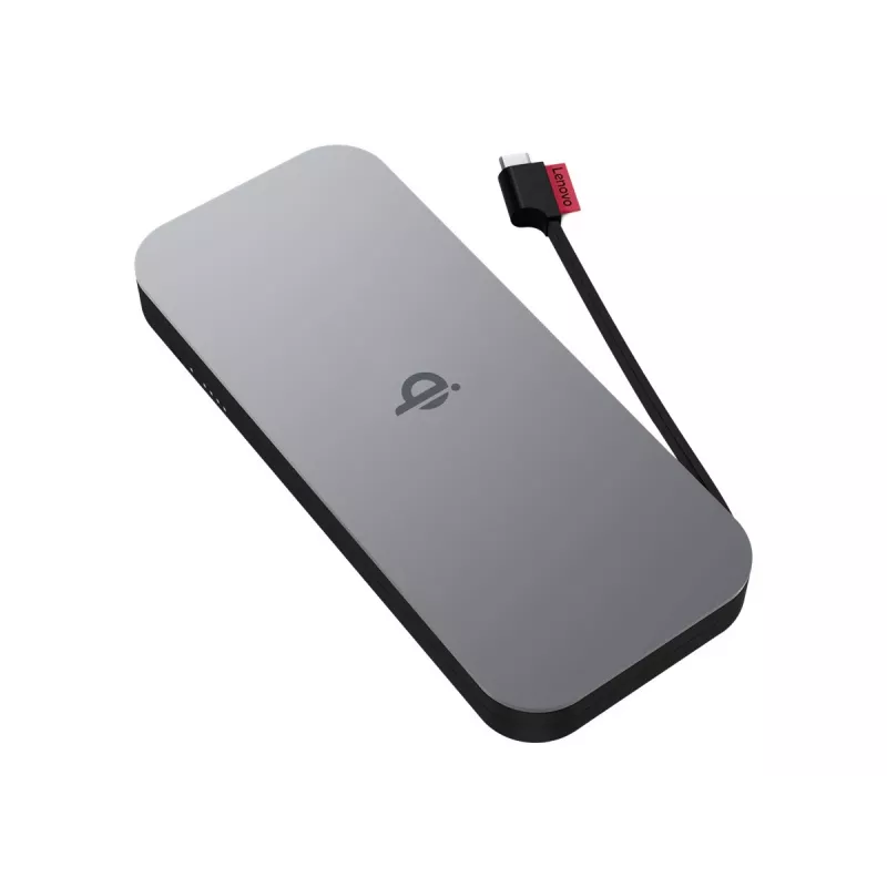 Lenovo 40ALLG1WWW Powerbank de iones de litio (Li-Ion) 10000 mAh carga inalámbrica negro