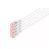 Digitus DK-1624-100S-5 Cable patch Slim CAT 6 U/FTP, 10 m, gris, paquete de 5