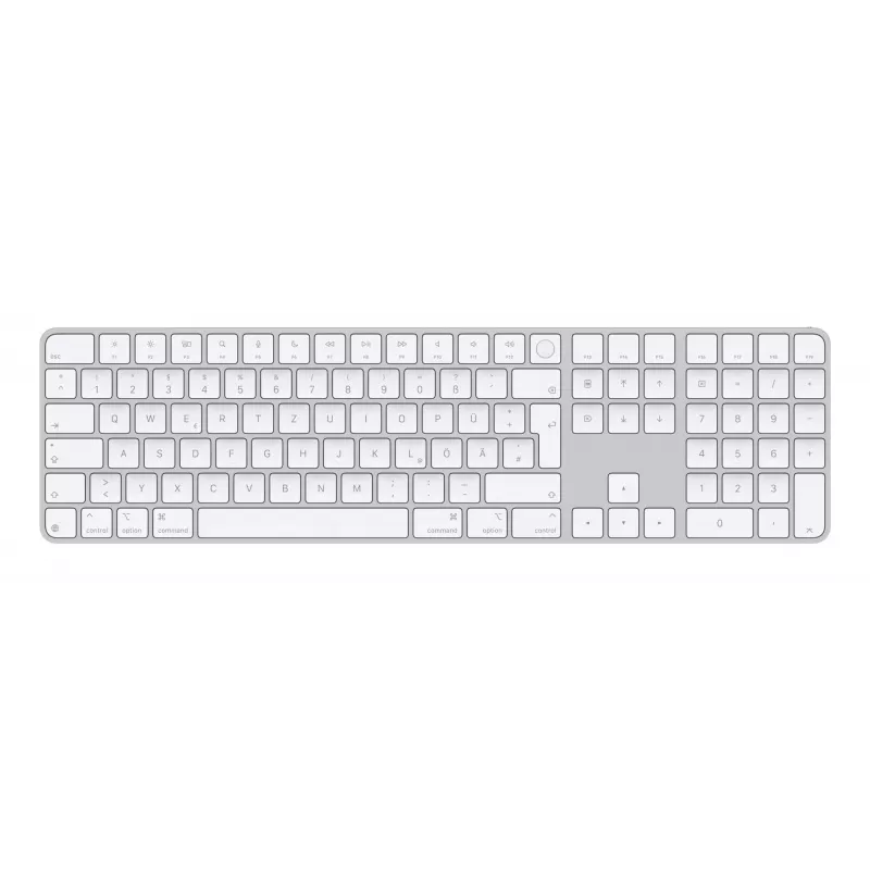 Teclado Apple Magic MXK73D/A universal USB + Bluetooth QWERTZ alemán blanco