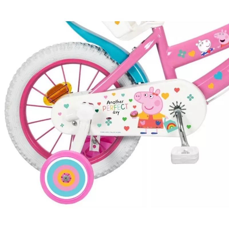 Bicicleta infantil 14 Peppa Pig rosa 1495 TOIMSA