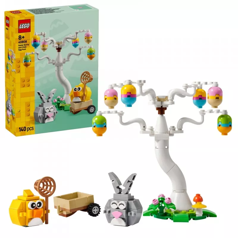 Blocks 40808 Búsqueda de huevos del conejo y el pollito de Pascua