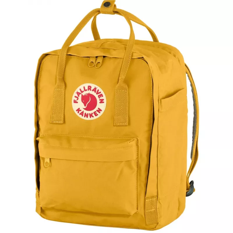 Mochila Fjällräven Kanken Laptop 13 pulgadas — mochila informal, Amarillo, 250×160×350 mm, poliamida/PP/vinilo