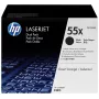 HP 55X pack de 2 tóneres originales LaserJet negro de alto rendimiento