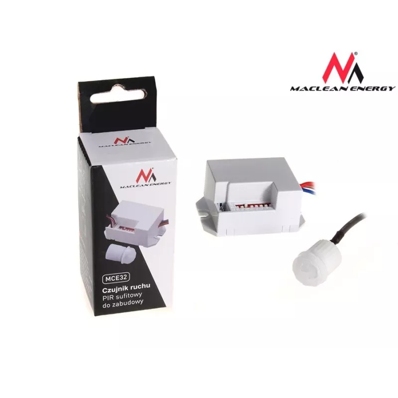 Detector de movimiento sensor infrarrojo pasivo Maclean MCE32