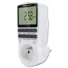 Temporizador electrónico QOLTEC PC0628 con pantalla LCD, cuenta atrás de 24 horas