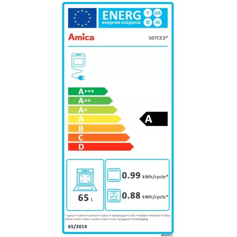 Cocina independiente Amica 57CE3.315HTaQ(Xx)