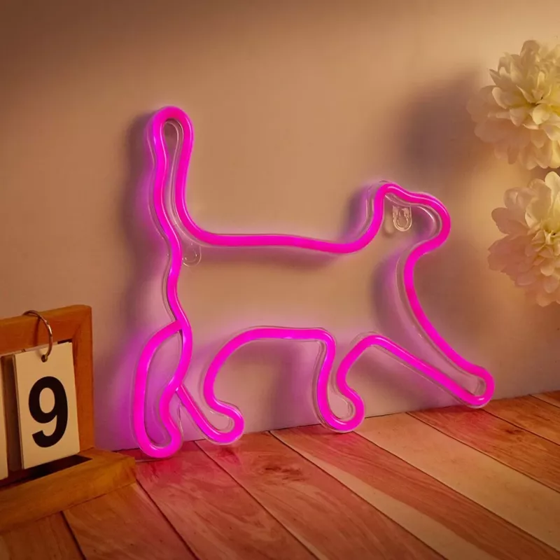 Lámpara LED de neón decorativa MANTA SNL70PK Style Neon Lights CAT 2 rosa (modelo SNL70PK)