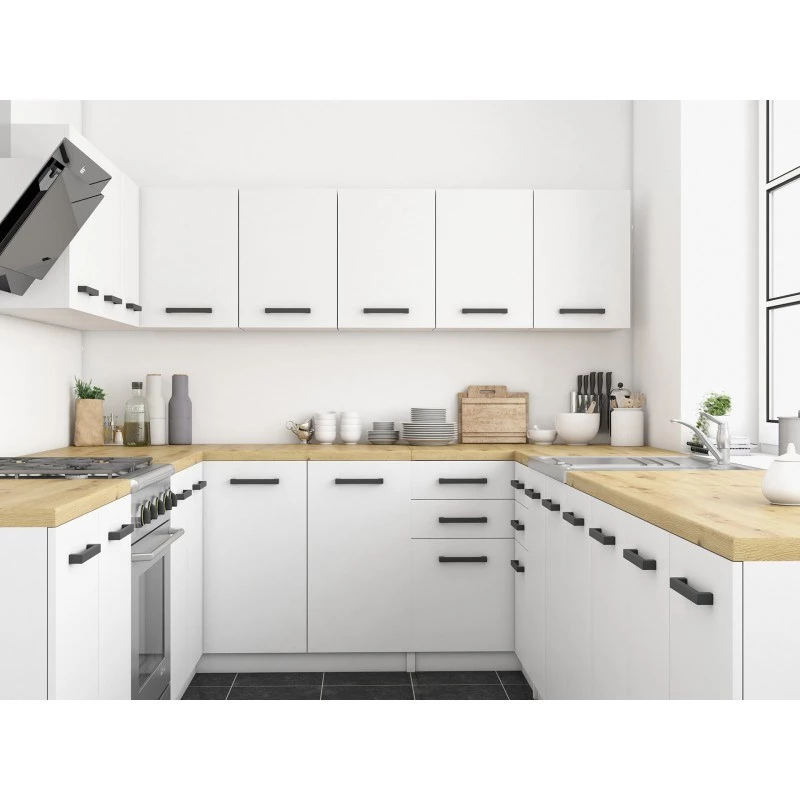 Topeshop KUCHNIA SET 200 BIEL conjunto de muebles de cocina/comedor