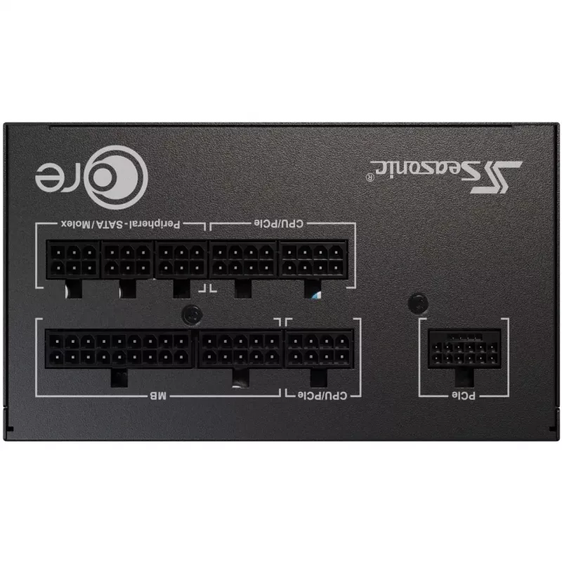 Fuente de alimentación Seasonic SRP-CGX851-A5A32SF 850 W ATX, totalmente modular, 80 PLUS Gold, ventilador de 120 mm, negra