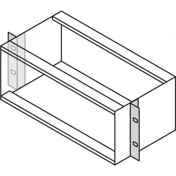 Schroff 24560499 escuadras de montaje universales de 19", 2 uds.