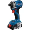 Atornillador de impacto a batería Bosch GDR 18V-215 con 2 baterías de 4,0 Ah