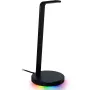 Razer Base Station V2 Chroma, Negro, 2 conectores USB 3.1, 1 conector combo de 3,5 mm con DAC integrado, sonido envolvente 7.1, Razer Chroma™ RGB, construcción de aluminio, base antideslizante