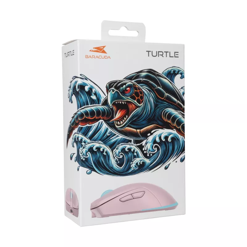 Ratón Baracuda BGM-124 Turtle rosa TURTLE-P