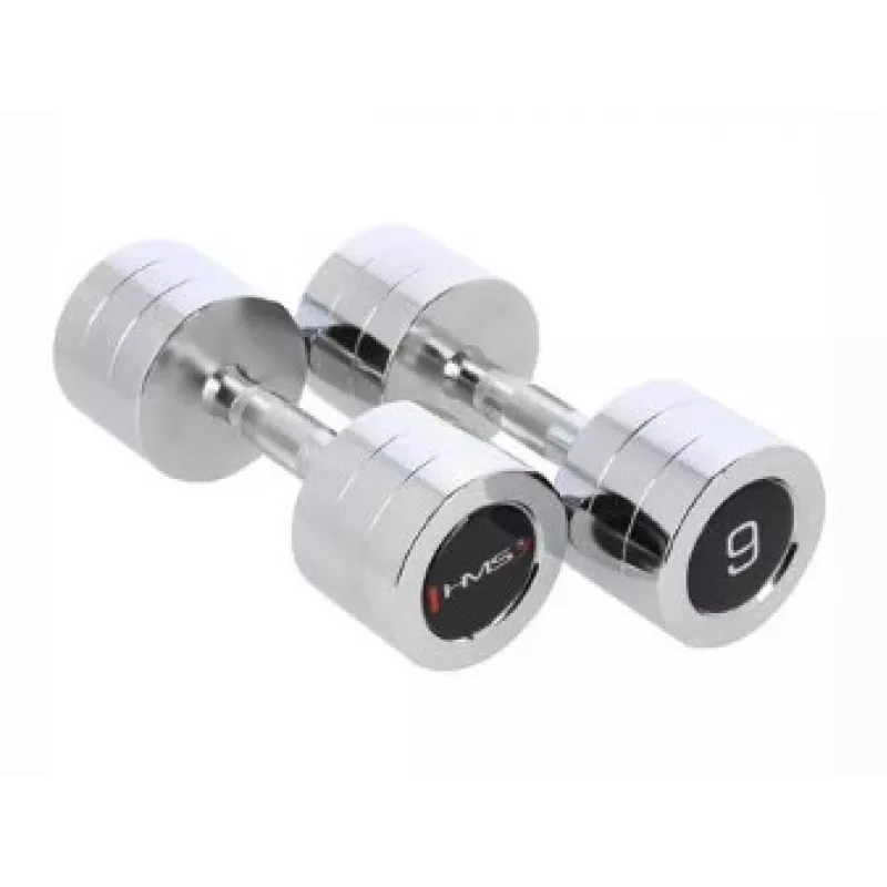 Mancuerna de peso fijo HMS Fitness CHD09 9 kg 2 uds.