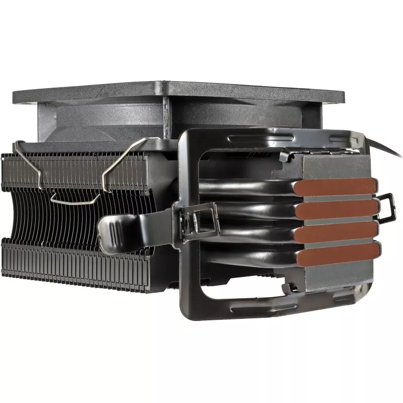 Disipador de aire INTER-TECH 4P90 Bulk, ventilador hidráulico de 92 mm, 125 W TDP, compatible con AM5/AM4/AM3 y LGA 1700/1200/115x/775