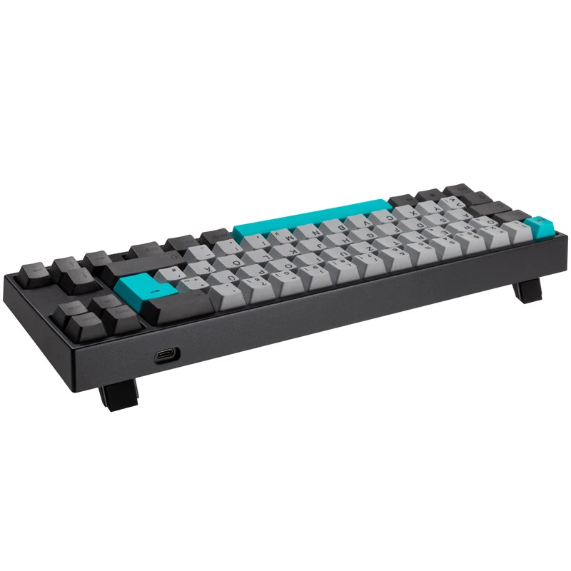 Teclado mecánico Ducky Varmilo Miya69 Pro QWERTZ USB con interruptores Cherry MX Silent Red