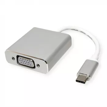 ROTRONIC-SECOMP Roline - Adaptador de vídeo - USB-C macho a adaptador VGA