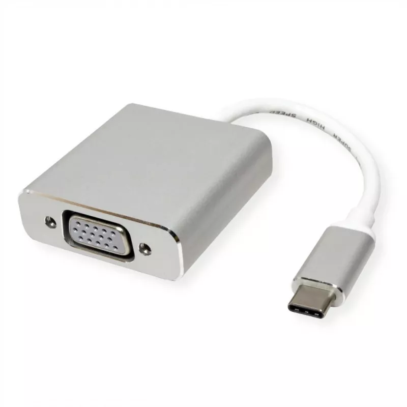 ROTRONIC-SECOMP Roline - Adaptador de vídeo - USB-C macho a adaptador VGA