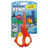 WEDO 73 6001 Tijeras de manualidades para niños, corte recto, 130 mm, rojo-amarillo