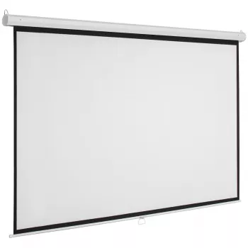 Pantalla de proyección manual Sponge ES-1, 180 x 180 cm (montaje en pared/techo, enrollable)