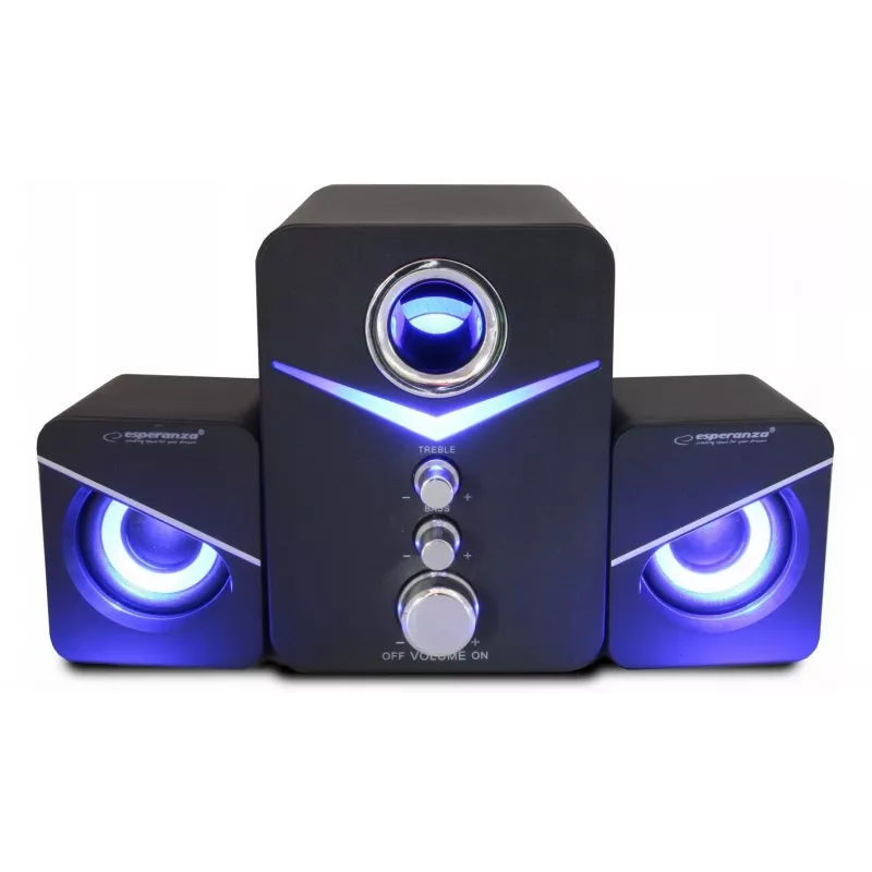 Esperanza EP153 Juego de altavoces USB 2.1 6 W Negro