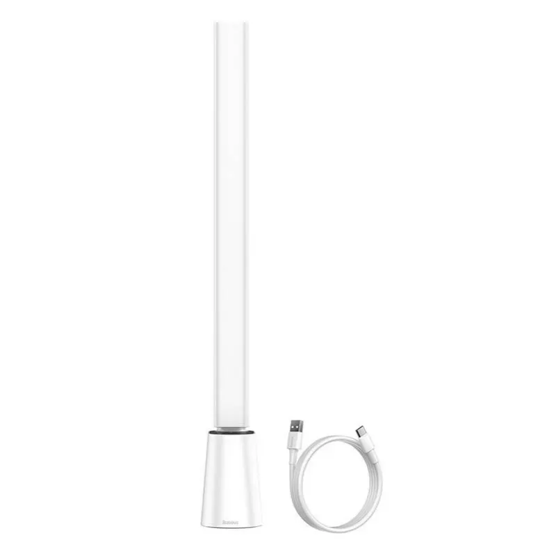 Lámpara de mesa Baseus Smart Eye Folding Rechargeable White — lámpara de mesa LED plegable, batería recargable, brazo y cabezal ajustables