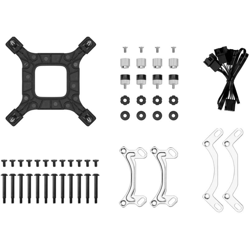 Refrigeración líquida todo en uno DeepCool LE360 V2 con 3 ventiladores de 120 mm, Hydro Dynamic Bearing, negra, compatible con LGA1150/1151/1155/1200/1700/AM4/AM5