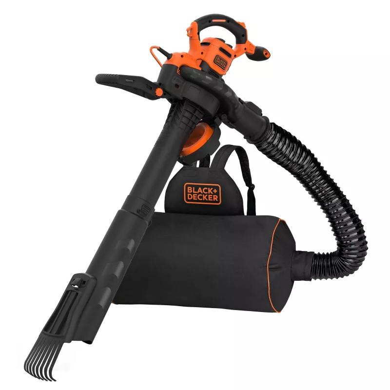Black & Decker BEBLV301-QS soplador/aspirador de hojas 3 en 1, 3000 W