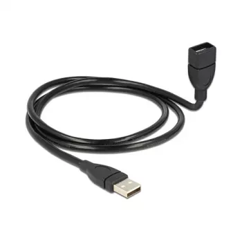 Cable USB DeLOCK 1 m USB 2.0 USB A negro