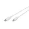 Cable de conexión USB Assmann. Type-A - B M/M. 1,8 m. Compatible con USB 2.0. UL. be (AK-300102-018-E)