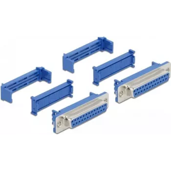 Conector de cable D-Sub 25 DeLOCK 66597 azul