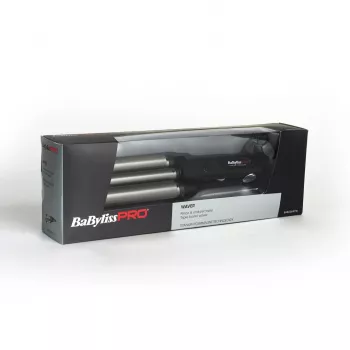 Rizador BaByliss PRO TRIPPLE WAVER — 125 W, negro, cable de 2,7 m