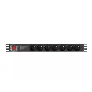 Unidad de distribución de energía PDU Lanberg PDU-PRO-07E-0200-BK
