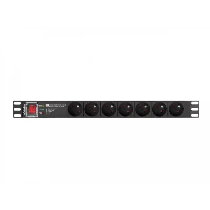 Unidad de distribución de energía PDU Lanberg PDU-PRO-07E-0200-BK