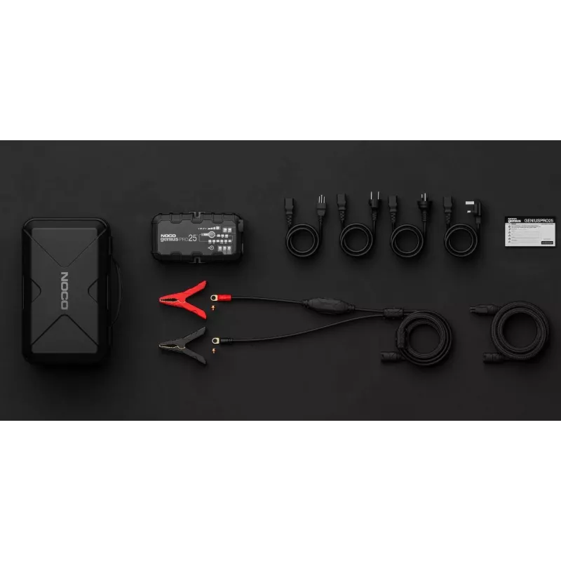 Cargador de batería NOCO GENIUSPRO25 25A cargador inteligente multibatería para baterías de plomo-ácido y litio