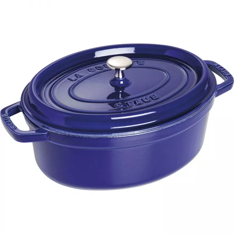 Cocotte de hierro fundido Staub 4,25 L, 29 cm, azul