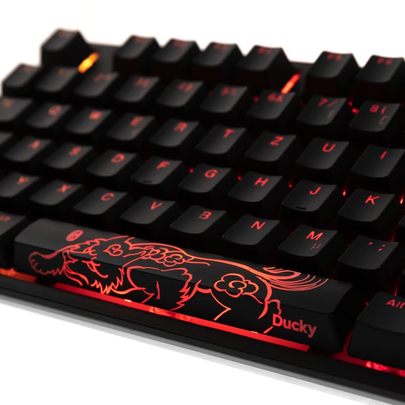 Teclado Ducky One 2 RGB TKL Gaming USB Alemán Negro