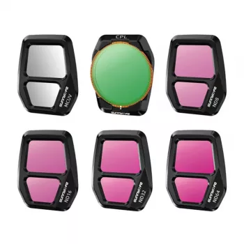 Set de filtros Sunnylife A3S-FI929 6 uds. para AIR 3S — set de filtros de objetivo para cámara, 6 uds.