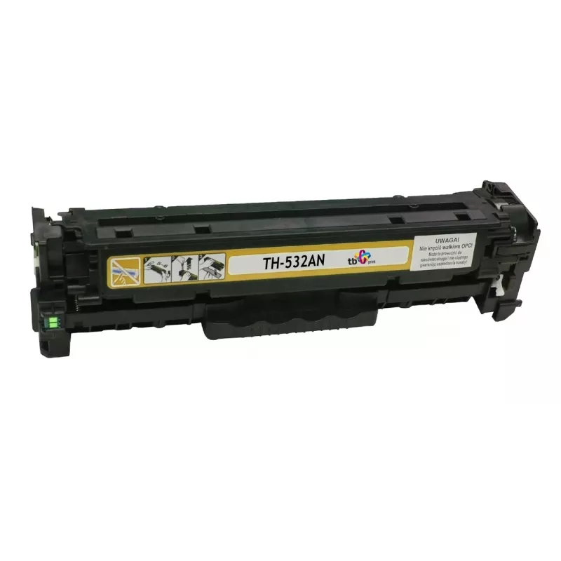 Tóner TB compatible con HP CC532A, 100 % nuevo, amarillo