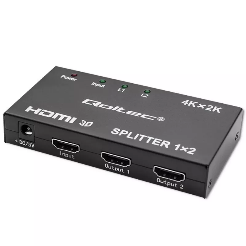 Splitter HDMI activo 2 x HDMI 4Kx2K, 3,4 Gbit/s