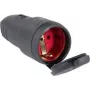 as - Schwabe 60415 conector hembra de acoplamiento con toma de tierra 230 V negro IP44 (60415)