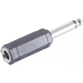 Conector de cable ShiverPeaks BS57003 6,3 mm negro acero inoxidable conector macho/hembra