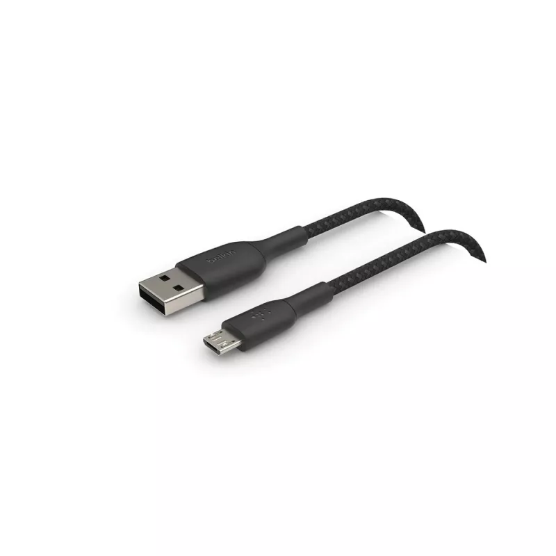Cable USB Belkin CAB007bt1MBK 1 m USB-A Micro-USB-A negro