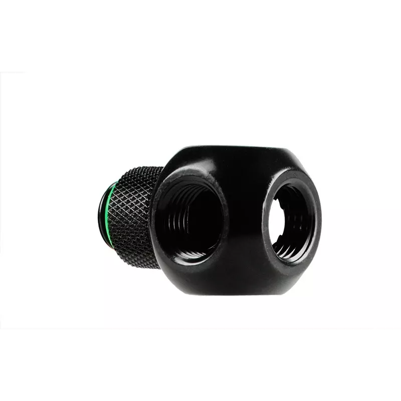 Racor de conexión rápida metálico BitsPower BP-MBQR-C para refrigeración líquida de ordenador, latón, negro