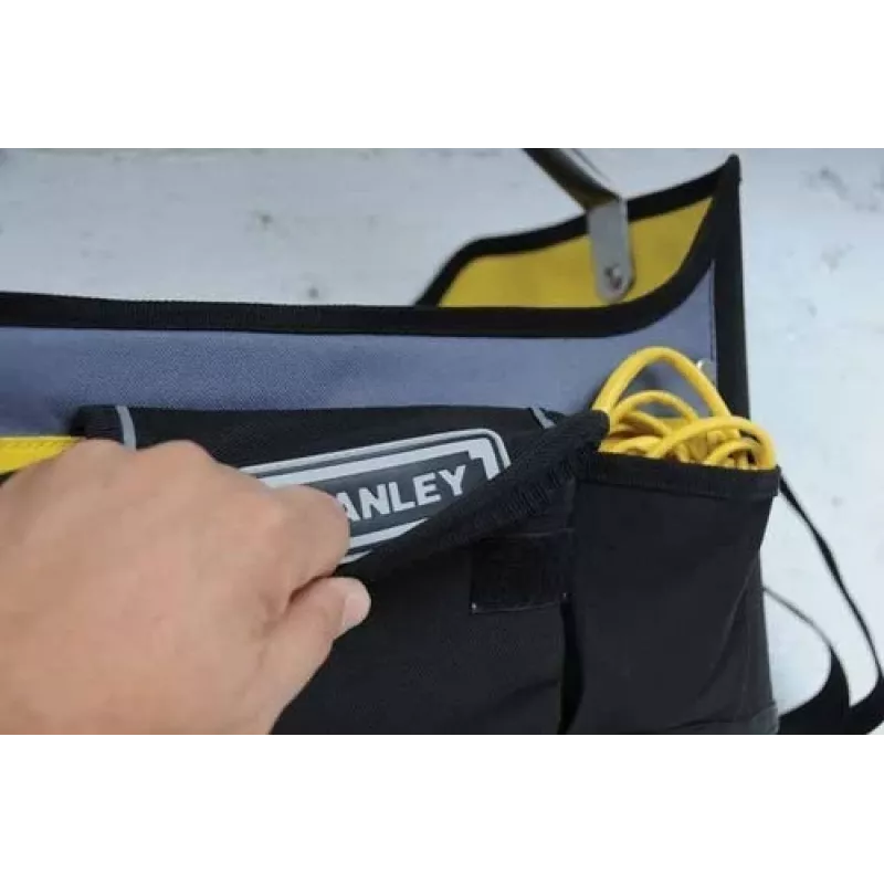 Stanley 1-96-182 estuche para herramientas, nailon, negro/amarillo